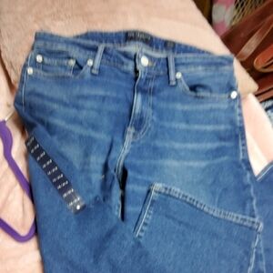 Lucky Brand Deep Indigo Cropped Jeans